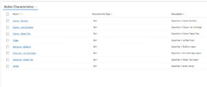Active Characteristics skills list in Dynamics 365 Customer Service