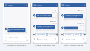 Dynamics 365 Customer Service live chat customer view