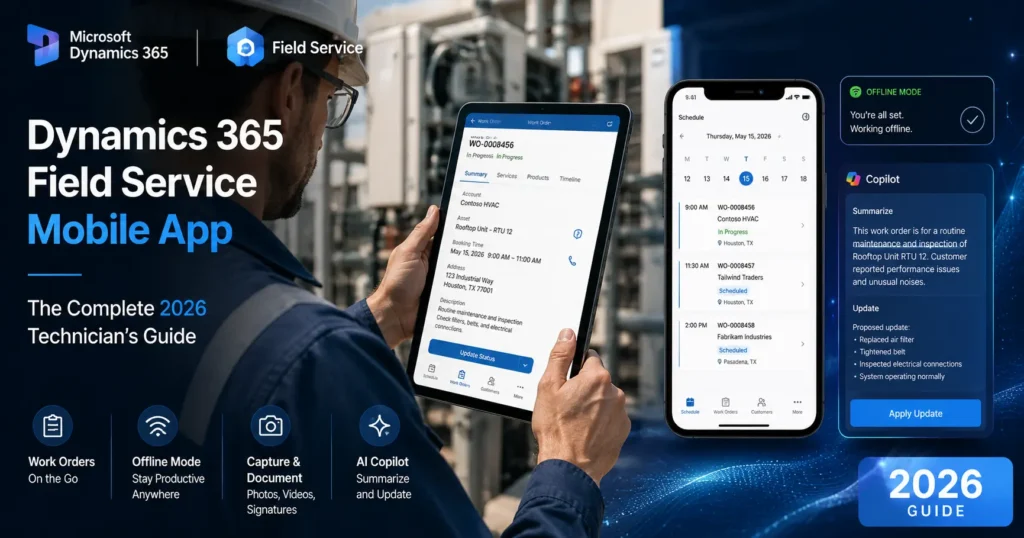 Dynamics 365 Field Service mobile app guide