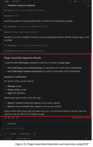 Plugin assembly inspection using the Dataverse MCP server s2